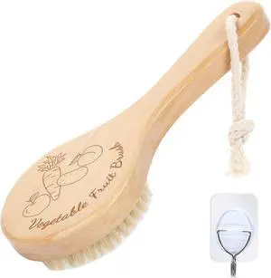 Long Handle Vegetable Scrubber, Veggie Fruit Potato Brush Long Handle Vegetable Scrubber, Veggie Fruit Potato Brush