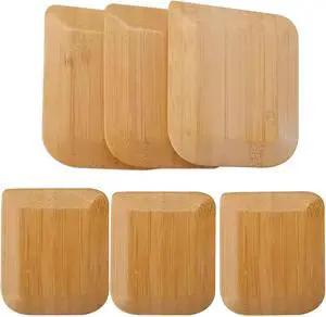 Bamboo Pan & Pot Scraper Tool,6 Pcs Dish Scraper for Kitchen, | Size 2.8" x 2.4" Clean Pans, Dishes, Bowls, and Plates, Removes Food Effectively Without Scratching Bamboo Pan & Pot Scraper Tool,6 Pcs Dish Scraper for Kitchen, | Size 2.8" x 2.4" Clean Pans, Dishes, Bowls, and Plates, Removes Food Effectively Without Scratching