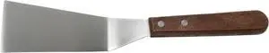 Winco Blade Grill Spatula, 5.5-Inch by 2.5-Inch,Stainless Steel, Brown,Medium | Dishwasher safe, Wooden handle, Restaurant service, Great for Griddles, Burgers, Eggs and Kitchen Prep Winco Blade Grill Spatula, 5.5-Inch by 2.5-Inch,Stainless Steel, Brown,Medium | Dishwasher safe, Wooden handle, Restaurant service, Great for Griddles, Burgers, Eggs and Kitchen Prep