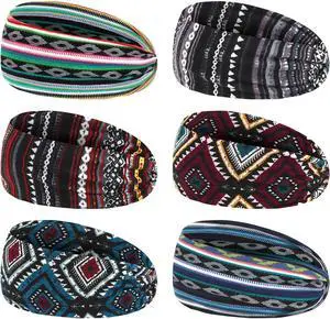 YARIEW 6Pcs Sports Headbands for Women and Men Head Bands Sweatbands | Elastic Bandanas Headbands Hair Wrap Headwrap Wide Thick Workout Yoga Mens Cooling Running Sports Headband YARIEW 6Pcs Sports Headbands for Women and Men Head Bands Sweatbands | Elastic Bandanas Headbands Hair Wrap Headwrap Wide Thick Workout Yoga Mens Cooling Running Sports Headband