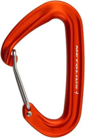 Metolius Bravo Wiregate Carabiner - Orange Metolius Bravo Wiregate Carabiner - Orange