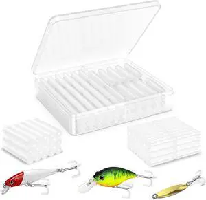 KEXMO 130PCS&260PCS Fishing Treble Hook Covers Hook Protectors Bonnets Kit | Universal Fit, Divided Tackle Box, Silicone, Clear Transparent, Smooth Exterior, Anti-Scratch & Anti-Snag, Quick On & Off KEXMO 130PCS&260PCS Fishing Treble Hook Covers Hook Protectors Bonnets Kit | Universal Fit, Divided Tackle Box, Silicone, Clear Transparent, Smooth Exterior, Anti-Scratch & Anti-Snag, Quick On & Off