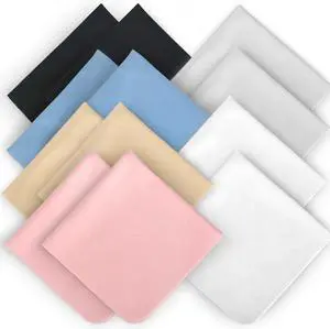 CONLI 12 Pack 20x20cm/8x8 Large Microfiber Cleaning Cloth for Eyeglasses Luxury Suede Glass Cleaning Cloth Glasses Cleaner for Eye Glass Lens Cleaning Gentle and Lint-Free CONLI 12 Pack 20x20cm/8x8 Large Microfiber Cleaning Cloth for Eyeglasses Luxury Suede Glass Cleaning Cloth Glasses Cleaner for Eye Glass Lens Cleaning Gentle and Lint-Free