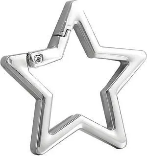 Star Carabiner, Star Shaped Stainless Steel Keychain Clip, Carabiner Snap Hook Holder, Hook Clip Key Holder Carabiner Star Carabiner, Star Shaped Stainless Steel Keychain Clip, Carabiner Snap Hook Holder, Hook Clip Key Holder Carabiner