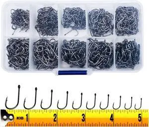 300PCS Small High-Carbon Steel Barbed Fishing Hooks,Hole,10 Sizes | Small High-Carbon Steel Barbed Fishing Hooks with Holes, 10 Specifications of Fishing Hooks, Portable Boxed Hooks 300PCS Small High-Carbon Steel Barbed Fishing Hooks,Hole,10 Sizes | Small High-Carbon Steel Barbed Fishing Hooks with Holes, 10 Specifications of Fishing Hooks, Portable Boxed Hooks