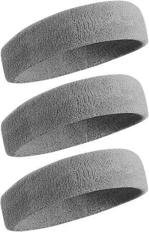 BEACE Sweatbands Sports Headband for Men & Women - Moisture Wicking Athletic Cotton Terry Cloth Sweatband for Tennis, Basketball, Running, Gym, Working Out BEACE Sweatbands Sports Headband for Men & Women - Moisture Wicking Athletic Cotton Terry Cloth Sweatband for Tennis, Basketball, Running, Gym, Working Out