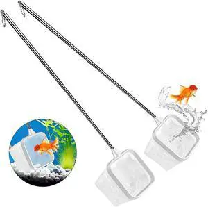 2-Pack White 3-Inch Aquarium Net Small Fish Tank Tool for Shrimp & Bettas | Fine mesh protects shrimp & bettas. Fast-dry nylon. Cleans waste & moves fish. Fits small tanks. Soft on fins. 2-Pack White 3-Inch Aquarium Net Small Fish Tank Tool for Shrimp & Bettas | Fine mesh protects shrimp & bettas. Fast-dry nylon. Cleans waste & moves fish. Fits small tanks. Soft on fins.