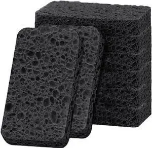6 - Pack Non-Scratch Scrub Sponges - Sponge for Dishes and Washing Dishes, Cleaning Pads for Kitchen Home and MoreBlack 6 - Pack Non-Scratch Scrub Sponges - Sponge for Dishes and Washing Dishes, Cleaning Pads for Kitchen Home and MoreBlack