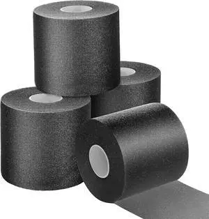 Nuanchu 4 Pcs Pre Wrap Athletic 120 Yards Prewrap Headbands for Hair Foam Underwrap Sports Wrap Hair Prewrap Strip Tapes for Ankles Wrists Sports Foam Tape(Black) Nuanchu 4 Pcs Pre Wrap Athletic 120 Yards Prewrap Headbands for Hair Foam Underwrap Sports Wrap Hair Prewrap Strip Tapes for Ankles Wrists Sports Foam Tape(Black)