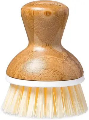 Full Circle Bubbly Palm Brush, Dish Scrub Brush for Nonstick, White | Family-safe & formaldehyde-free, with an ergonomic handle for effortless cast iron, nonstick & sink cleanup. Full Circle Bubbly Palm Brush, Dish Scrub Brush for Nonstick, White | Family-safe & formaldehyde-free, with an ergonomic handle for effortless cast iron, nonstick & sink cleanup.