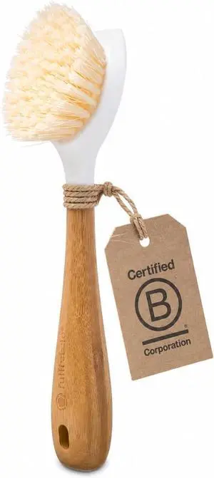 Full Circle Daily Dish Brush, Bamboo Grip & Strong Bristles for Pots & Pans | A sustainable, natural scrubber with tough bristles that tackles nonstick pans & cast iron cookware. Full Circle Daily Dish Brush, Bamboo Grip & Strong Bristles for Pots & Pans | A sustainable, natural scrubber with tough bristles that tackles nonstick pans & cast iron cookware.