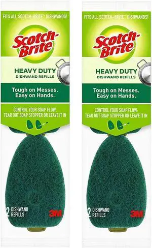 Scotch-Brite Heavy Duty Dishwand Refill, 4-Refills Scotch-Brite Heavy Duty Dishwand Refill, 4-Refills