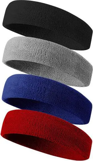 Tanluhu Sweatbands Sport Headbands for Men & Women,Terry Cloth Sweat Band for Tennis, Running, Basketball, Working Out, Exercise- Athletic Sweat Cotton Headband Outdoor Tanluhu Sweatbands Sport Headbands for Men & Women,Terry Cloth Sweat Band for Tennis, Running, Basketball, Working Out, Exercise- Athletic Sweat Cotton Headband Outdoor