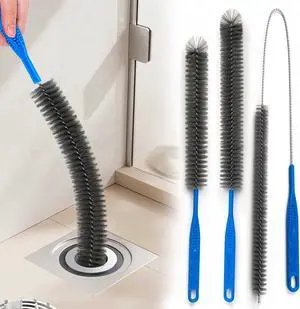Drain Brush and Drain Cleaner Sink Snake Tools | Flexible Drain Hair Drain Clog Remover Tool, Long Pipe Drain Cleaning Brush, For Drain Flies, For Home Sink Overflow Drain Brush and Drain Cleaner Sink Snake Tools | Flexible Drain Hair Drain Clog Remover Tool, Long Pipe Drain Cleaning Brush, For Drain Flies, For Home Sink Overflow