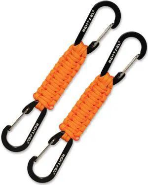 Paracord Braided Carabiner Keychain Lanyard Strap, Hanger Stroller Hook w/2 Carabiner Clips for Water Bottle Backpack Paracord Braided Carabiner Keychain Lanyard Strap, Hanger Stroller Hook w/2 Carabiner Clips for Water Bottle Backpack