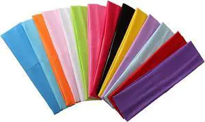 Zapire 14pcs Mixed Colors Yoga Sports Headbands for Women - Soft Elastic Stretch Girls Athletic Headbands Zapire 14pcs Mixed Colors Yoga Sports Headbands for Women - Soft Elastic Stretch Girls Athletic Headbands