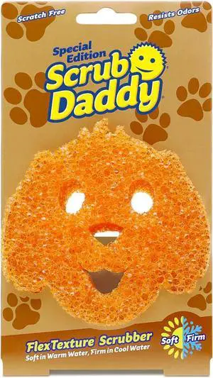 Scrub Daddy Special Edition Pets Dog - Scratch-Free Multipurpose Dish Sponge - BPA Free & Made with Polymer Foam - Stain & Odor Resistant Kitchen Sponge (1ct) Scrub Daddy Special Edition Pets Dog - Scratch-Free Multipurpose Dish Sponge - BPA Free & Made with Polymer Foam - Stain & Odor Resistant Kitchen Sponge (1ct)