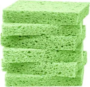 6 Pack Green Cellulose Scrub Sponges Non-Scratch Heavy Duty for Kitchen | Cellulose, Pop-Up, Eco-Friendly, Heavy Duty, Non-Scratch, Kitchen, Bathroom, Multipurpose, Odor Resistant 6 Pack Green Cellulose Scrub Sponges Non-Scratch Heavy Duty for Kitchen | Cellulose, Pop-Up, Eco-Friendly, Heavy Duty, Non-Scratch, Kitchen, Bathroom, Multipurpose, Odor Resistant