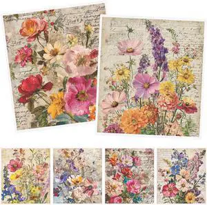 Vintage Flower Swedish Dishcloths for Kitchen - 6PCS Floral Swedish Cloths for Washing Dishes Reusable, Wildflower Washable Kitchen Towels, Reusable Sponge Cloths for Home Party Housewarming Vintage Flower Swedish Dishcloths for Kitchen - 6PCS Floral Swedish Cloths for Washing Dishes Reusable, Wildflower Washable Kitchen Towels, Reusable Sponge Cloths for Home Party Housewarming