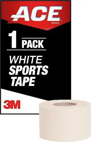 ACE-544991 Brand Sports Tape, 1.5 in. x 10 yds., White, 1 count ACE-544991 Brand Sports Tape, 1.5 in. x 10 yds., White, 1 count