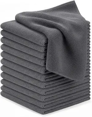 Avalon Towels Microfiber Cleaning Cloths (Value Pack of 12) - Size 12 x 12 Inches, Highly Absorbent Cleaning Rags, Lint Free, Reusable and Washable, Microfiber Towels for Cars Avalon Towels Microfiber Cleaning Cloths (Value Pack of 12) - Size 12 x 12 Inches, Highly Absorbent Cleaning Rags, Lint Free, Reusable and Washable, Microfiber Towels for Cars