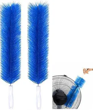 Fan Cleaner Brush, Fan Brush Cobweb Duster Microfiber Duster Ideal for Ceiling Duster, Household Duster for Curtains, Fan Cleaner for Box Fan (2 Pack) (Blue) Fan Cleaner Brush, Fan Brush Cobweb Duster Microfiber Duster Ideal for Ceiling Duster, Household Duster for Curtains, Fan Cleaner for Box Fan (2 Pack) (Blue)