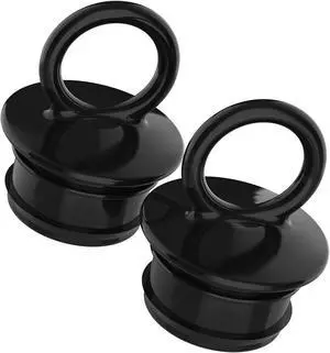 PVC Push-in Boat Drain Plug, Livewell Plug for 1-1/2" Thru-Hull Drain Tubes | 1.5 inch Boat Drain Plug with Double-Layer Seal Ring & Pull Ring, Prevents Water Overflow Sinks & Coolers (2 Pcs) PVC Push-in Boat Drain Plug, Livewell Plug for 1-1/2" Thru-Hull Drain Tubes | 1.5 inch Boat Drain Plug with Double-Layer Seal Ring & Pull Ring, Prevents Water Overflow Sinks & Coolers (2 Pcs)