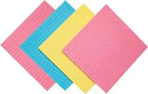 Reusable Swedish Dishcloths (4 Pack) Ultra Absorbent, Eco-Friendly Kitchen Cleaning Cloths Paper Towel Alternative for Dishes, Counters, Glass & Everyday Wiping Reusable Swedish Dishcloths (4 Pack) Ultra Absorbent, Eco-Friendly Kitchen Cleaning Cloths Paper Towel Alternative for Dishes, Counters, Glass & Everyday Wiping