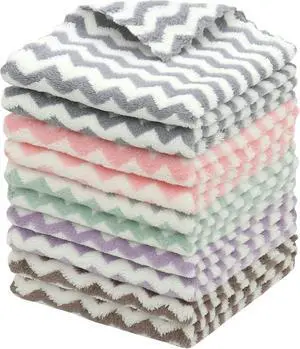 Microfiber Cleaning Cloth, 10 Pack Dish Rags, 12inx12in, Mix Color | Lint Free Micro fiber Cloths For Cleaning, Fast Drying Dish Cloths for Washing Dishes, Absorbent Cleaning Rags For House Microfiber Cleaning Cloth, 10 Pack Dish Rags, 12inx12in, Mix Color | Lint Free Micro fiber Cloths For Cleaning, Fast Drying Dish Cloths for Washing Dishes, Absorbent Cleaning Rags For House