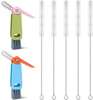 3-in-1 Lid Cleaning Brush Set, Multifunctional Bottle Cleaning Brush | Reusable Metal Straw Cleaner Brush, Multifunctional Cleaning Kit for Various Cup Lids 3-in-1 Lid Cleaning Brush Set, Multifunctional Bottle Cleaning Brush | Reusable Metal Straw Cleaner Brush, Multifunctional Cleaning Kit for Various Cup Lids