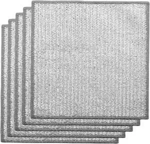 5 Pack Non-Scratch Wire Dishcloth, Double-Sided Mesh Stainless Steel Wire Dishwashing Rags for Wet and Dry, Easy Rinsing, Reusable, Wire Cleaning Cloth Wire Dish Towels for Kitchen, (Silver-5pcs) 5 Pack Non-Scratch Wire Dishcloth, Double-Sided Mesh Stainless Steel Wire Dishwashing Rags for Wet and Dry, Easy Rinsing, Reusable, Wire Cleaning Cloth Wire Dish Towels for Kitchen, (Silver-5pcs)
