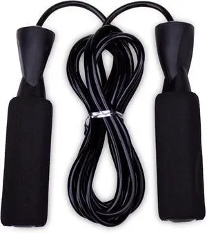 Crown Sporting Goods Deluxe Speed Jump Rope with Precision Bearings and Foam Handles Crown Sporting Goods Deluxe Speed Jump Rope with Precision Bearings and Foam Handles