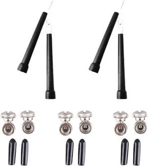 2 Pair Speed Jump Rope Handles Replacement Grip with Cable Mount Screw Rubber End Cap for Speed Jumping Rope Exercise Skipping Ropes Stainless Steel 2.5mm Wire Cord Repair Parts 2 Pair Speed Jump Rope Handles Replacement Grip with Cable Mount Screw Rubber End Cap for Speed Jumping Rope Exercise Skipping Ropes Stainless Steel 2.5mm Wire Cord Repair Parts