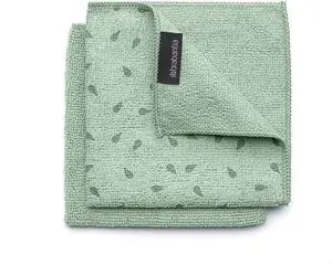 Brabantia x2 Microfiber Cleaning Dish Cloths (Jade Green) Absorbent Hygenic Rags for Washing, Cleaning, Drying (12x12) Brabantia x2 Microfiber Cleaning Dish Cloths (Jade Green) Absorbent Hygenic Rags for Washing, Cleaning, Drying (12x12)