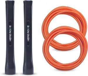 Jump Ropes for Men Women Kid, 5mm PVC Jumprope With Shatterproof Handles, 2 Ropes, Hererope Adjustable Skipping Rope Design for Speed, Boxing, Cardio and Endurance Training, Workout Jump Ropes for Men Women Kid, 5mm PVC Jumprope With Shatterproof Handles, 2 Ropes, Hererope Adjustable Skipping Rope Design for Speed, Boxing, Cardio and Endurance Training, Workout