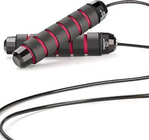DEGOL Skipping Rope with Ball Bearings Rapid Speed Adjustable Jump Rope Cable and 6 Memory Foam Handles Ideal for Aerobic Exercise Like Speed Training, Extreme Jumping, Endurance Training and Gym DEGOL Skipping Rope with Ball Bearings Rapid Speed Adjustable Jump Rope Cable and 6 Memory Foam Handles Ideal for Aerobic Exercise Like Speed Training, Extreme Jumping, Endurance Training and Gym