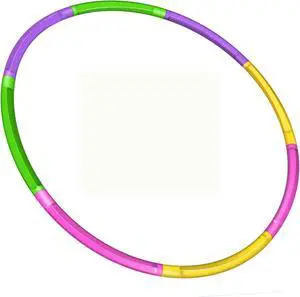 Toy Color Hoop and Jump Rope for Kids, Detachable & Size Adjustable Plastic Colourful Exercise Hoop for Boys and Girls Party Games, Gymnastics, Dog Agility Equipment, Christmas Wreath Toy Color Hoop and Jump Rope for Kids, Detachable & Size Adjustable Plastic Colourful Exercise Hoop for Boys and Girls Party Games, Gymnastics, Dog Agility Equipment, Christmas Wreath