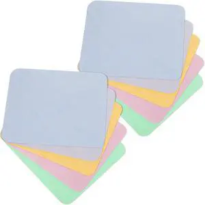 Suede Eye Glass Clean Cloths, 10 Pack Microfiber Suede Cleaning Cloths for Mobile Phone Screens, Glasses, Sunglasses, Cameras, Laptops, LCD Screens, All Delicate Surface (7" x 6") Suede Eye Glass Clean Cloths, 10 Pack Microfiber Suede Cleaning Cloths for Mobile Phone Screens, Glasses, Sunglasses, Cameras, Laptops, LCD Screens, All Delicate Surface (7" x 6")