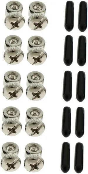 5 Sets Replacement Jump Rope Adjustable Screws End Caps for Speed Cable Jump Ropes Parts Accessory 5 Sets Replacement Jump Rope Adjustable Screws End Caps for Speed Cable Jump Ropes Parts Accessory