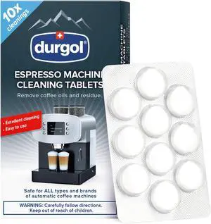 Durgol Espresso Machine and Coffee Maker Cleaning Tablets, 10 count Durgol Espresso Machine and Coffee Maker Cleaning Tablets, 10 count