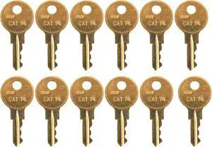 for Your Janitor Bobrick Cat-74 Dispenser Key - 12 Pack of Keys for Your Janitor Bobrick Cat-74 Dispenser Key - 12 Pack of Keys