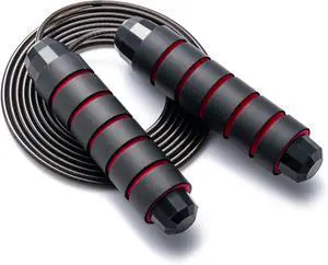 BOOMIBOO Jump Rope, Adjustable Jump Ropes,Skipping Rope Tangle-Free Rapid Speed with Ball Bearings for Women Men Kids,Exercise & Slim Body Jumprope at Home School Gym BOOMIBOO Jump Rope, Adjustable Jump Ropes,Skipping Rope Tangle-Free Rapid Speed with Ball Bearings for Women Men Kids,Exercise & Slim Body Jumprope at Home School Gym