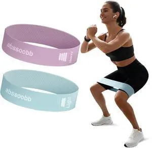 2 Pack 2.36-Inch Wide Heavy Resistance Loop Bands | 25 and 50 lb 2 Pack 2.36-Inch Wide Heavy Resistance Loop Bands | 25 and 50 lb