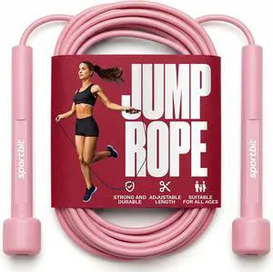 SPORTBIT Adjustable Jump Rope for Fitness and Exercise | Fitness and Exercise, Cardio, Boxing, and Weight Loss, Speed Rope, Men & Women SPORTBIT Adjustable Jump Rope for Fitness and Exercise | Fitness and Exercise, Cardio, Boxing, and Weight Loss, Speed Rope, Men & Women