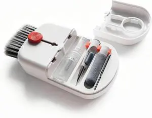 9-in-1 Keyboard Cleaning Kit for Laptop, Phone, Screen | Includes soft brush, and port tool. Cleans screens, earbuds, and charging cases. Safe for MacBook & AirPods. 9-in-1 Keyboard Cleaning Kit for Laptop, Phone, Screen | Includes soft brush, and port tool. Cleans screens, earbuds, and charging cases. Safe for MacBook & AirPods.