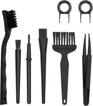 8 PCS Keyboard Cleaning Brushes Kit, Small Portable Anti Static Electronic Dust Cleaning Brush for Computer PC Keyboard Laptop Motherboard Camera Small Space(Black, Set of 8) 8 PCS Keyboard Cleaning Brushes Kit, Small Portable Anti Static Electronic Dust Cleaning Brush for Computer PC Keyboard Laptop Motherboard Camera Small Space(Black, Set of 8)