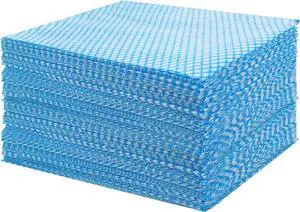 GUYUANGLO Disposable Dish Cloths Heavy Duty Disposable Cleaning Towels and Dish Cloths Dish Rags for Kitchen,13.78 x 15.75 inches- 50 Counts/Pack,Blue GUYUANGLO Disposable Dish Cloths Heavy Duty Disposable Cleaning Towels and Dish Cloths Dish Rags for Kitchen,13.78 x 15.75 inches- 50 Counts/Pack,Blue