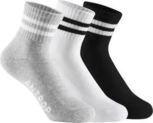 Antrop WoMen Quarter Crew Cotton Heel Tab Athletic Running Cushion Socks Antrop WoMen Quarter Crew Cotton Heel Tab Athletic Running Cushion Socks