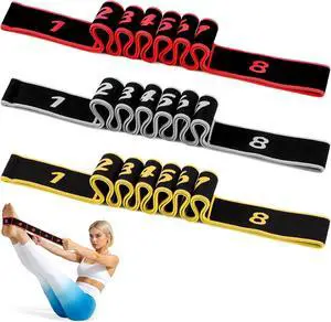 Resistance Bands, Figure 8 Exercise Bands for Women Men,25lb 8 Shaped Resistance Rubber Band for Arms, Back, Shoulder Stretch with Handles, Fullbody Yoga Pulling Rope Resistance Bands, Figure 8 Exercise Bands for Women Men,25lb 8 Shaped Resistance Rubber Band for Arms, Back, Shoulder Stretch with Handles, Fullbody Yoga Pulling Rope