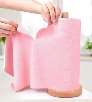 KitchLife Microfiber Cleaning Cloth Roll - Tear-Away Reusable Microfiber Paper Towels, Lint-Free, Washable, 20 Sheets for Kitchen, Car, Dishes, and Sensitive Surfaces (Pink) KitchLife Microfiber Cleaning Cloth Roll - Tear-Away Reusable Microfiber Paper Towels, Lint-Free, Washable, 20 Sheets for Kitchen, Car, Dishes, and Sensitive Surfaces (Pink)